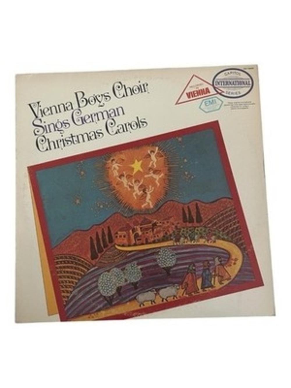 Vienna Boys Choir Sings German Christmas Carols Vinyl LP Capitol NM Holiday